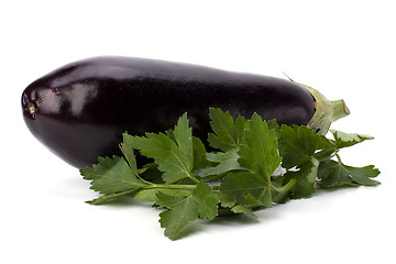 Image showing Eggplant isolated on white background