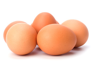 Image showing eggs isolated on white background