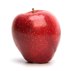 Image showing red apple isolated on white background