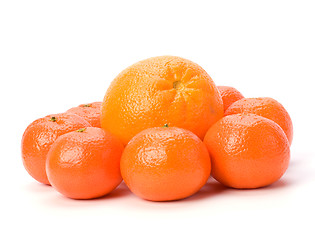 Image showing tangerines isolated on white background