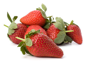 Image showing Strawberries isolated on white background