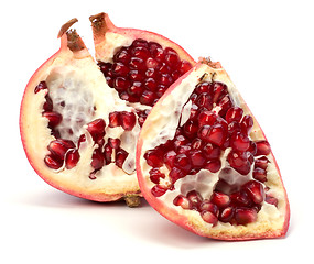 Image showing pomegranate isolated on white background