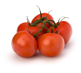 Image showing red tomato isolated on the white background 