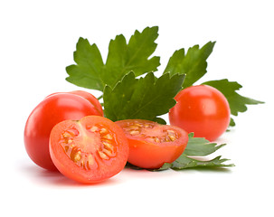 Image showing Cherry tomato isolated on white background
