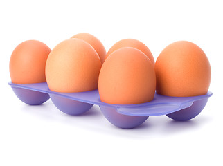 Image showing eggs isolated on white background
