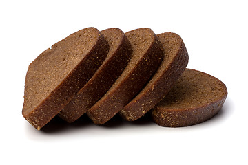 Image showing rye bread isolated on white background 