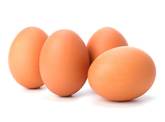 Image showing eggs isolated on white background