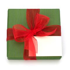 Image showing festive gift box