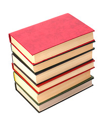 Image showing book stack isolated on white background