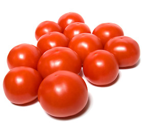 Image showing red tomato isolated  on white background 