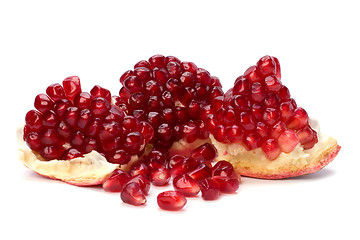 Image showing pomegranate isolated on white background