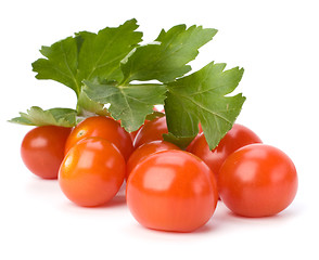 Image showing Cherry tomato isolated on white background