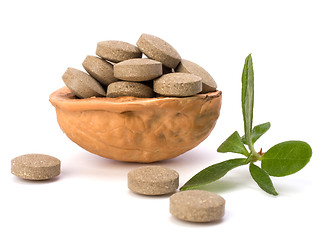 Image showing herbal pills