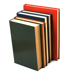 Image showing books stack isolated on white