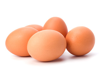 Image showing eggs isolated on white background