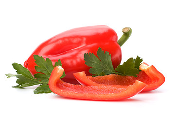 Image showing sweet pepper isolated on white background 