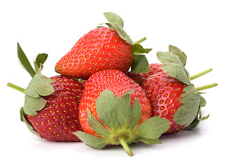 Image showing Strawberries isolated on white background