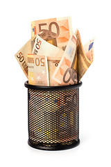 Image showing Waste of money concept