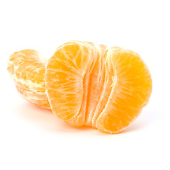 Image showing Ripe tasty tangerine isolated on white background