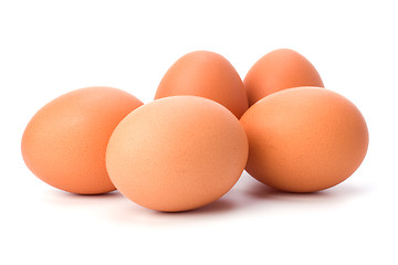 Image showing eggs isolated on white background