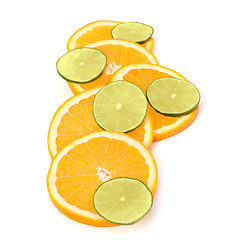 Image showing Citrus fruit slices