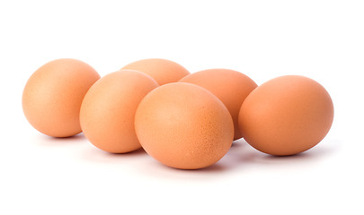 Image showing eggs isolated on white background