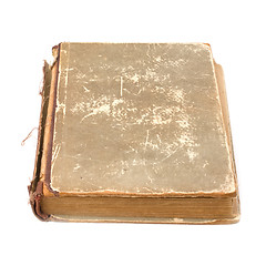 Image showing tattered book isolated on white background