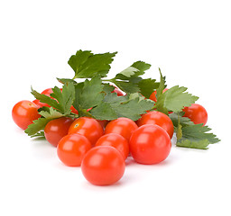 Image showing Cherry tomato isolated on white background