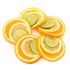 Image showing Citrus fruit slices