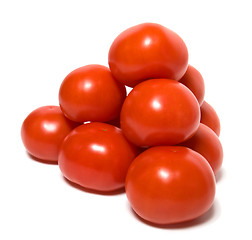 Image showing red tomato isolated  on white background 