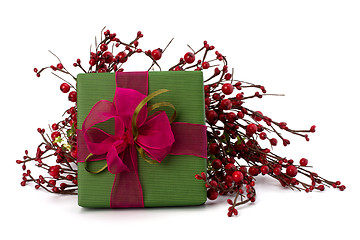 Image showing festive gift box