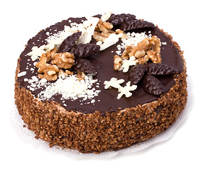 Image showing chocolate cream cake