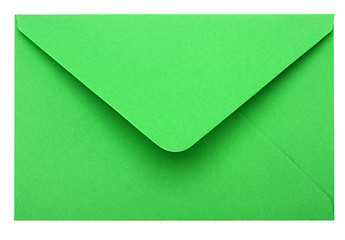 Image showing green envelope isolated on white background