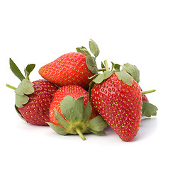 Image showing Strawberries isolated on white background