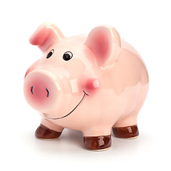 Image showing Lucky piggy bank isolated on white background