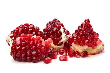 Image showing pomegranate isolated on white background