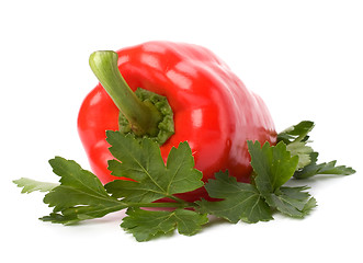 Image showing sweet pepper isolated on white background 