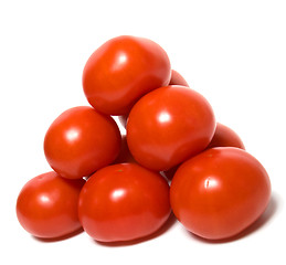 Image showing red tomato isolated  on white background 