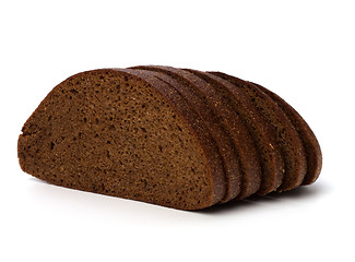 Image showing rye bread isolated on white background 