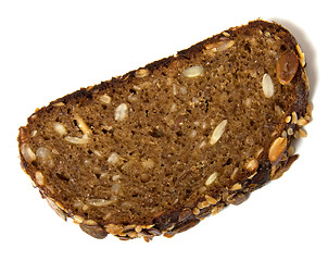 Image showing sliced bread crust isolated on white 

