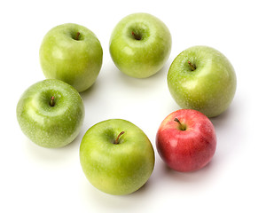 Image showing apples isolated on white background