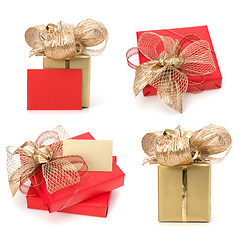 Image showing 
Luxurious gifts with note i