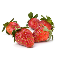 Image showing Strawberries isolated on white background