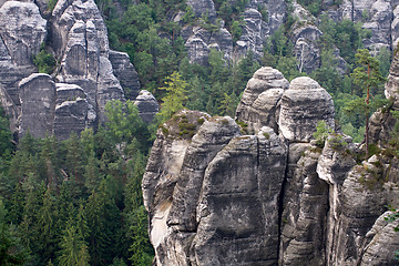 Image showing  German National Park Sachsische Schweiz