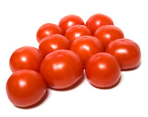 Image showing red tomato isolated  on white background 