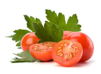 Image showing Cherry tomato isolated on white background