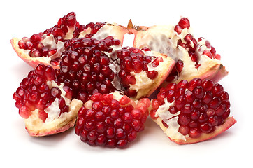 Image showing pomegranate isolated on white background