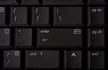 Image showing computer keyboard close-up