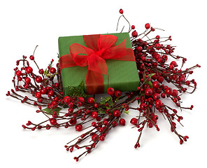 Image showing festive gift box