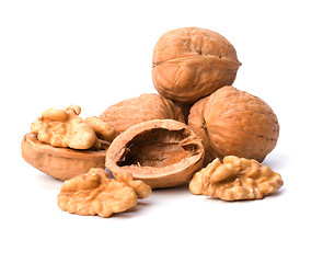 Image showing walnuts isolated on white background